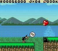 une photo d'Ã©cran de Daffy Duck - Un Tresor de Canard sur Nintendo Game Boy Color